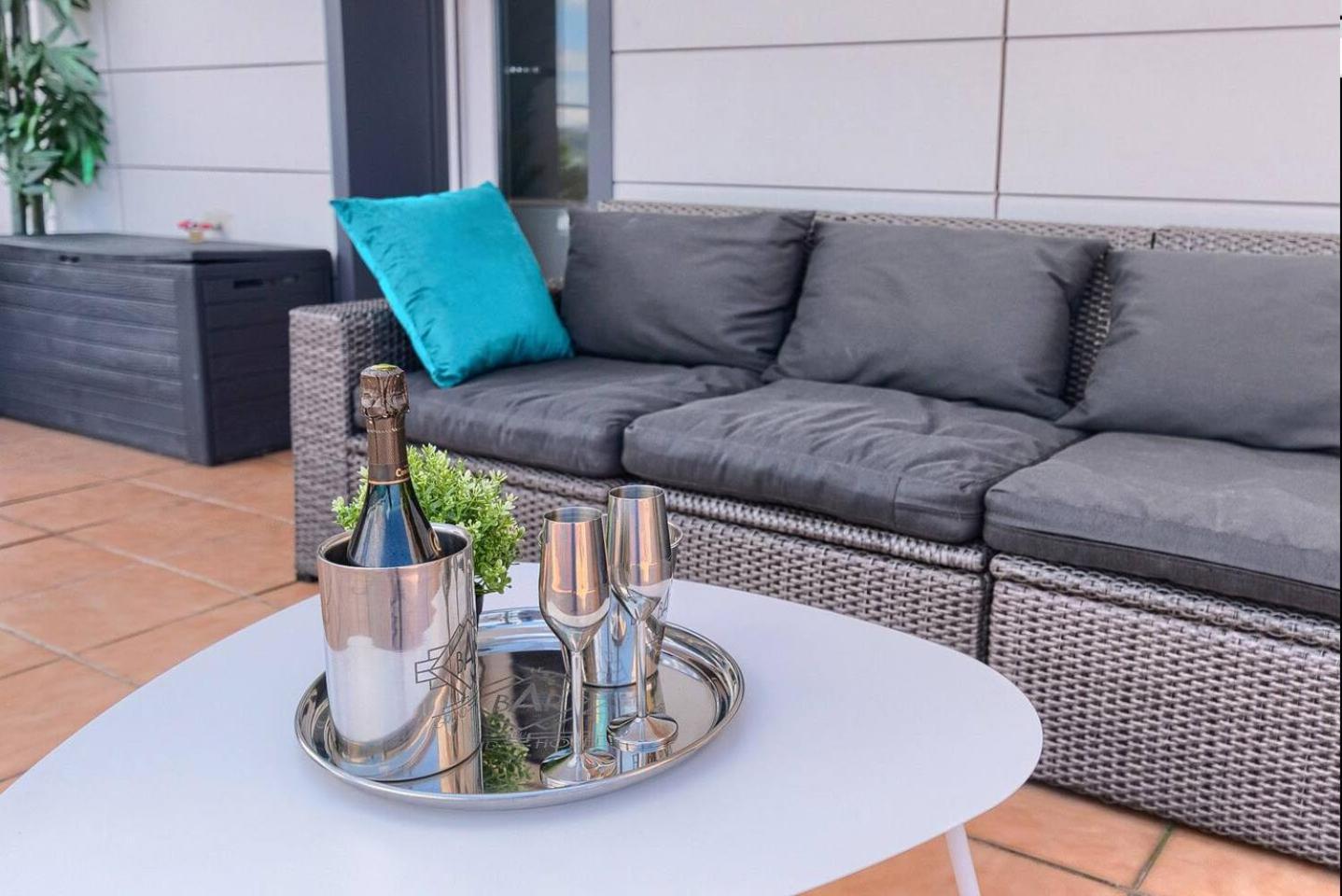 Atico Lujo Costa Vasca Bilbaoterraza Mar Jacuzi Apartment Santurtzi Exterior photo