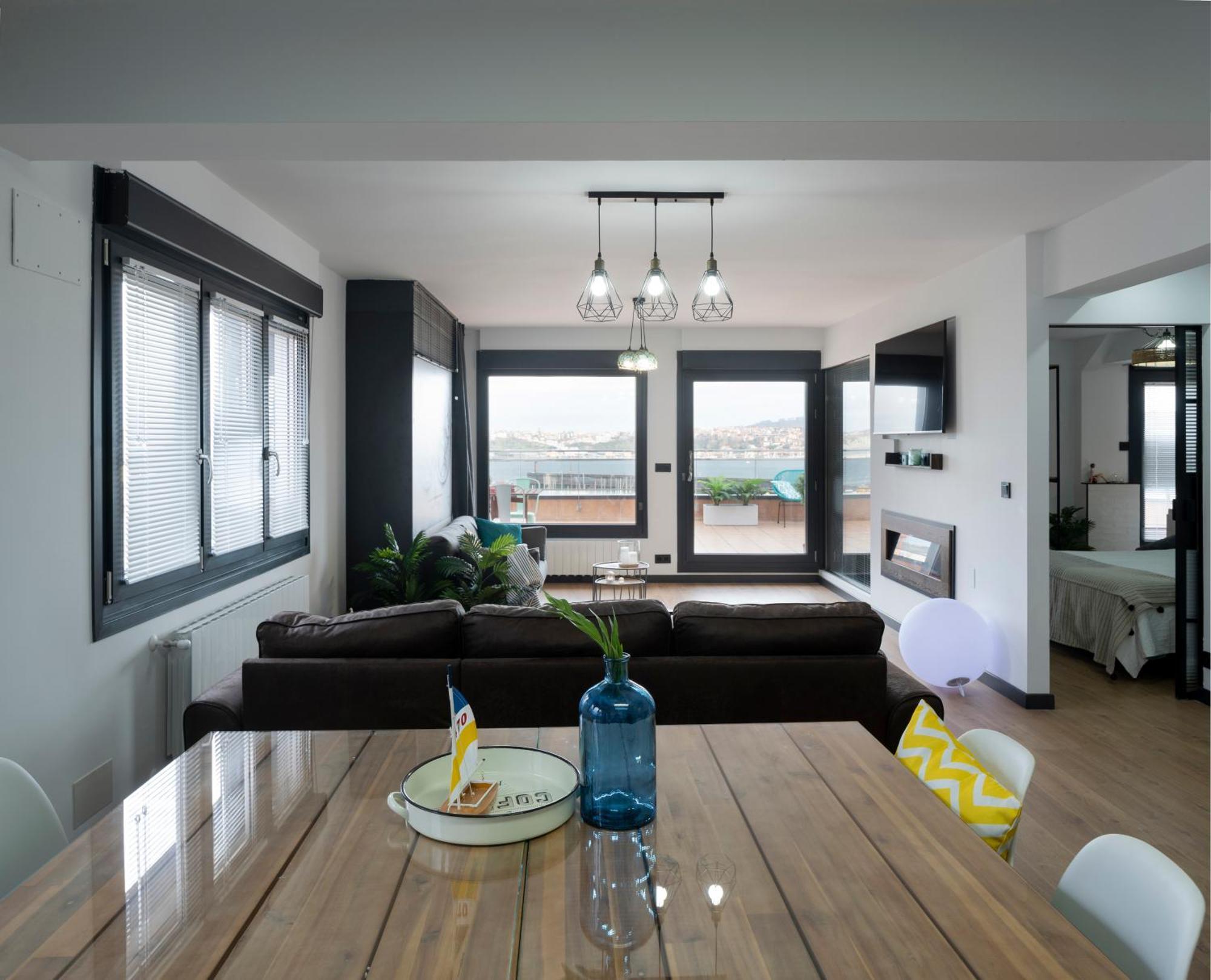 Atico Lujo Costa Vasca Bilbaoterraza Mar Jacuzi Apartment Santurtzi Exterior photo